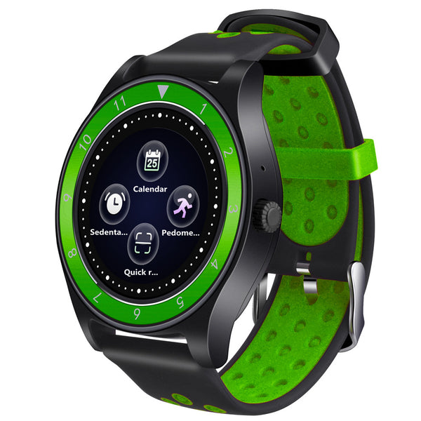 GSM Smart Phone Watch With Camera Sport Call Watch Message Pedometer Sleep Monitor Mp3 Mp4 Player